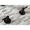 Kingston Brass Tub and Shower Faucet, Oil Rubbed Bronze, Wall Mount KBX8145NDL - alternate 2